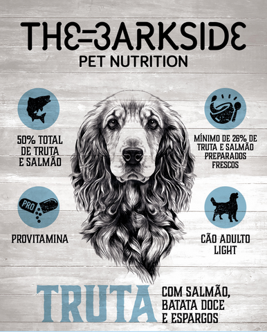 Barkside Prime Natural Truta c/ Salmão, Batata Doce e Espargos