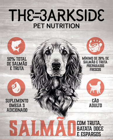 Barkside Prime Natural Salmão c/ Truta, Batata Doce e Espargos